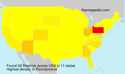 Surname Stashick in USA Surname Stashick in USA