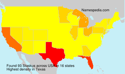 Surname Staskus in USA Surname Staskus in USA