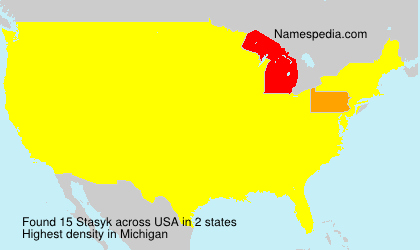 Surname Stasyk in USA Surname Stasyk in USA