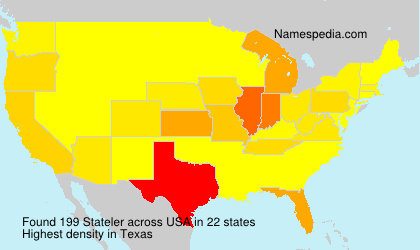 Surname Stateler in USA Surname Stateler in USA