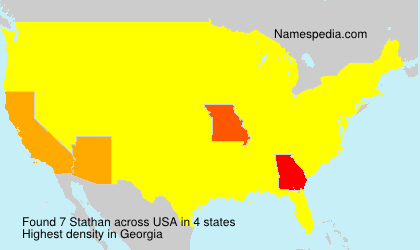 Surname Stathan in USA Surname Stathan in USA