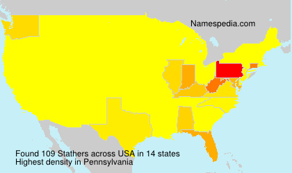 Surname Stathers in USA Surname Stathers in USA