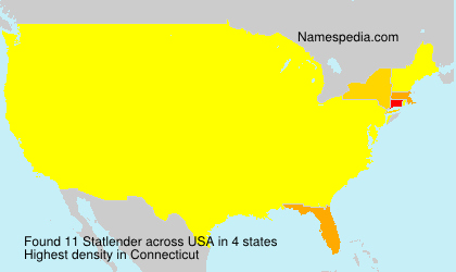 Surname Statlender in USA Surname Statlender in USA