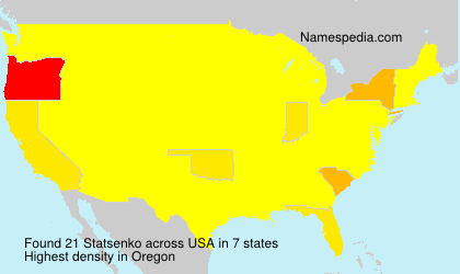 Surname Statsenko in USA Surname Statsenko in USA