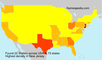 Surname Statten in USA Surname Statten in USA