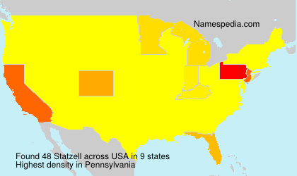Surname Statzell in USA Surname Statzell in USA