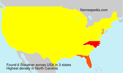 Surname Staudner in USA Surname Staudner in USA