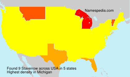 Surname Stavenow in USA Surname Stavenow in USA