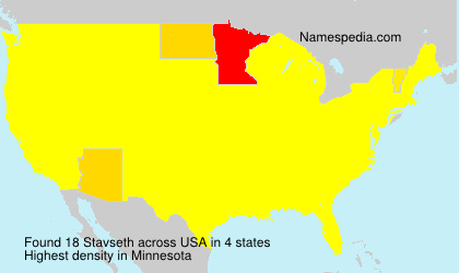 Surname Stavseth in USA Surname Stavseth in USA