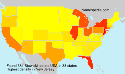 Surname Stawicki in USA Surname Stawicki in USA