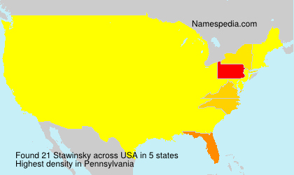 Surname Stawinsky in USA Surname Stawinsky in USA