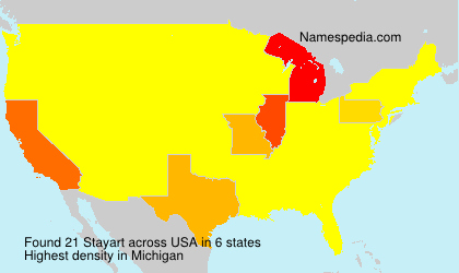 Surname Stayart in USA Surname Stayart in USA
