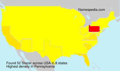 Surname Stazer in USA Surname Stazer in USA