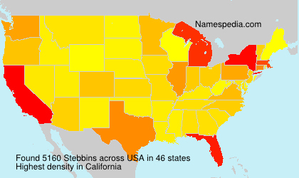 Surname Stebbins in USA Surname Stebbins in USA