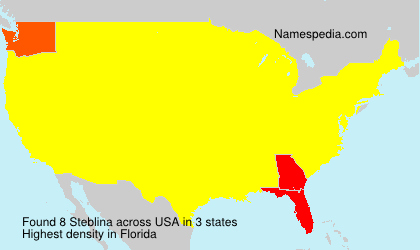 Surname Steblina in USA Surname Steblina in USA