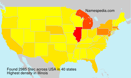 Surname Stec in USA Surname Stec in USA