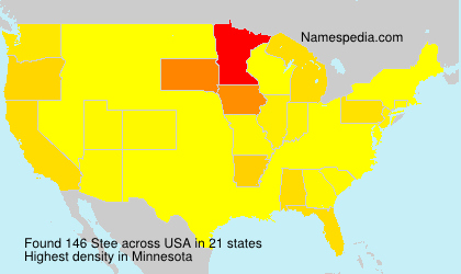 Surname Stee in USA Surname Stee in USA