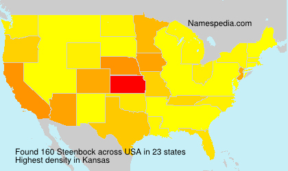 Surname Steenbock in USA Surname Steenbock in USA