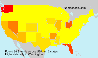 Surname Steenis in USA Surname Steenis in USA