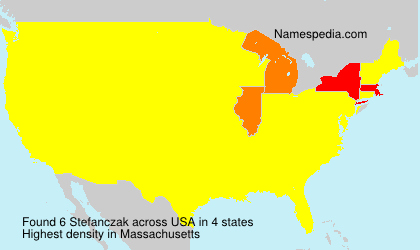 Surname Stefanczak in USA Surname Stefanczak in USA