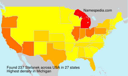 Surname Stefanek in USA