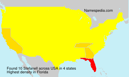 Surname Stefanell in USA Surname Stefanell in USA