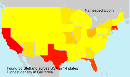Surname Steffano in USA Surname Steffano in USA