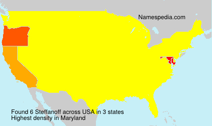 Surname Steffanoff in USA Surname Steffanoff in USA