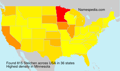 Surname Steichen in USA Surname Steichen in USA