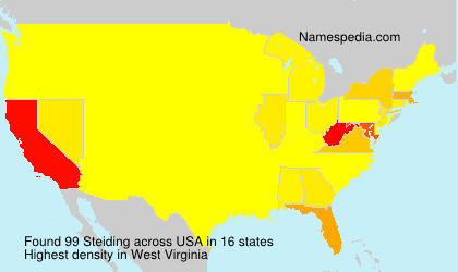 Surname Steiding in USA Surname Steiding in USA