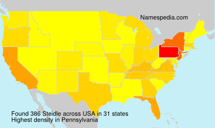Surname Steidle in USA Surname Steidle in USA