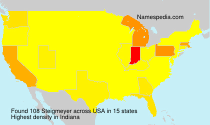 Surname Steigmeyer in USA Surname Steigmeyer in USA