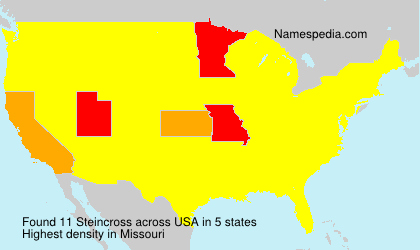 Surname Steincross in USA Surname Steincross in USA