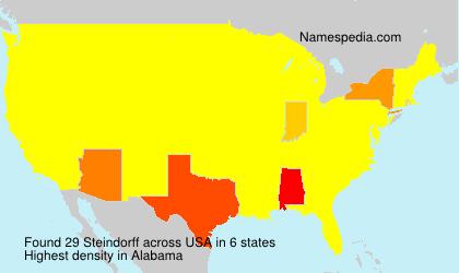 Surname Steindorff in USA Surname Steindorff in USA