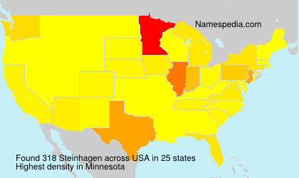 Surname Steinhagen in USA Surname Steinhagen in USA