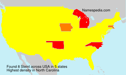 Surname Steinl in USA Surname Steinl in USA