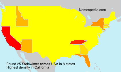 Surname Steinwinter in USA Surname Steinwinter in USA