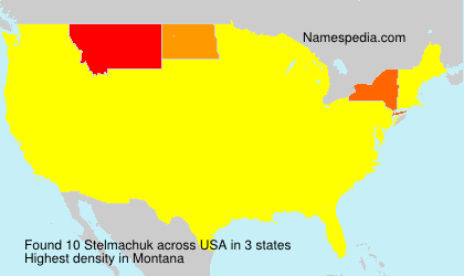Surname Stelmachuk in USA Surname Stelmachuk in USA