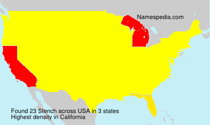 Surname Stench in USA Surname Stench in USA