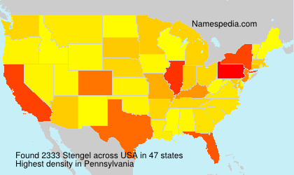 Surname Stengel in USA Surname Stengel in USA