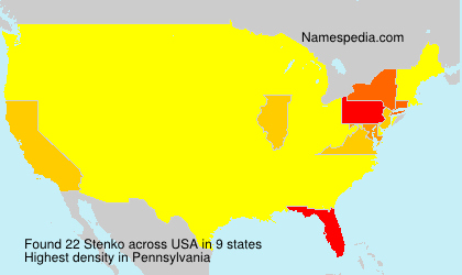 Surname Stenko in USA Surname Stenko in USA