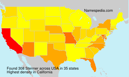 Surname Stenner in USA Surname Stenner in USA