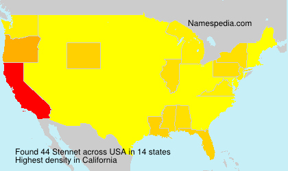 Surname Stennet in USA Surname Stennet in USA