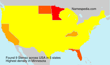 Surname Stenso in USA Surname Stenso in USA