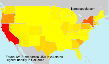 Surname Stent in USA Surname Stent in USA