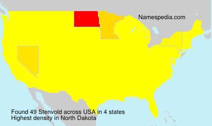 Surname Stenvold in USA Surname Stenvold in USA