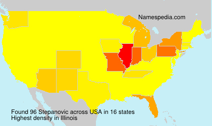 Surname Stepanovic in USA Surname Stepanovic in USA