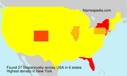 Surname Stepanovsky in USA Surname Stepanovsky in USA
