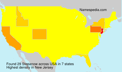 Surname Stepanow in USA Surname Stepanow in USA