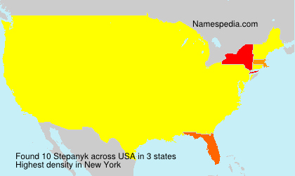 Surname Stepanyk in USA Surname Stepanyk in USA